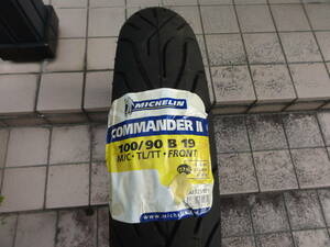 MICHELIN ミシュラン COMMANDER Ⅱ F 100/90B19 M/C 57H TL/TT★未使用在庫品★923イｘ