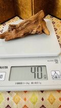 『沈香　伽羅』原木　40g 香木　香炉　香道具　茶道具　沈水香木　中国美術　古美術　ベトナム産　骨董　お焼香　お香　御香_画像4