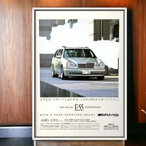  that time thing! AMG Mercedes E55 StationWagon advertisement / poster Station Wagon W210 S210 Benz Benz head light E55 catalog AMGE55