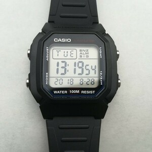 【カシオimport】 新品 W800H-1A 腕時計 未使用品 ブラック 並行輸入品