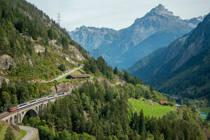 鉄道 デジ 写真 画像 海外鉄道 スイス国鉄 ゴッタルド・パノラマ・エクスプレス 2