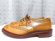 新品同様品 Tricker's トリッカーズ BOURTON 5633 バートン レザーソール レザー シューズ 靴 Acorn Antique UK9_画像2