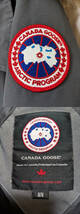 極美品 CANADA GOOSE カナダグース 2300JM BROOKFIELD PARKA ブルックフィールド ダウンパーカ ダウンジャケット M グラファイト_画像9