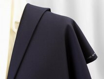 ■英国製超高級スパンカシミア100%・定番の濃紺無地・羽衣のように気持ち良い・ジャケット分長さ2.0m_画像1