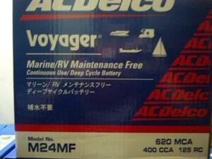 *1 piece including carriage 13,300 jpy ~ AC Delco deep cycle battery M24MF Voyager 