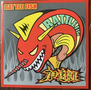 サイコビリー、BATTLE FISH、7インチ、加速装置、EP、限定500枚、BLUE STONE RECORDS、検ロカビリー、ネオロカ