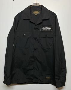 【M】NEIGHBOR HOOD WORK SHIRT Black ネイバーフッド ワークシャツ ブラック 黒 G2321