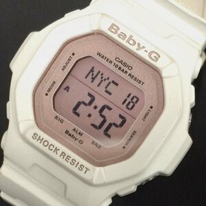 カシオ ベビーG クォーツ 腕時計 レディース BG-5606 ピンク文字盤 稼働品 純正ベルト ファッション小物 CASIO