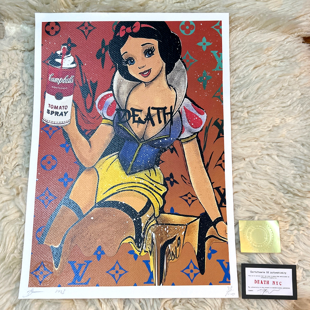 年 世界限定枚 DEATH NYC アートポスター ジョジョの奇妙な冒険
