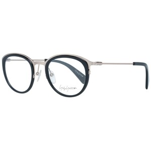 495ユーロ（69000円相当） YOHJI YAMAMOTO メガネフレーム 眼鏡 ヨウジヤマモトメンズ レディース 日本製 ブラック ゴールド（黒） 新品 