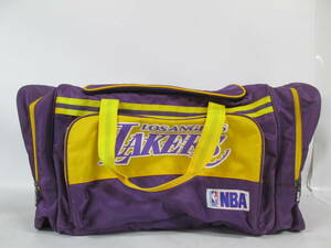 【1006i F5712】 NBA ロサンゼルス・レイカーズ Los Angeles Lakers ボストンバッグ 