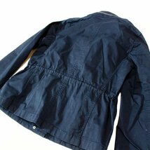 ☆☆ 美品 INDIVI インディヴィ ☆☆ 大人可愛い コットン ジップアップ ブルゾン 40号 L 春 秋 合服 23B10_画像4