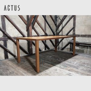 ▽展示美品△ACTUS/アクタス/FB2ダイニングテーブルストレートW1800/ウォールナット/14万　検/コンランIDEEマスターウォール