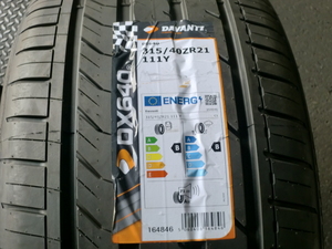 新品　315/40ZR21　111Y　DAVANTI　DX640　1本　ベンツGLE　AMG等