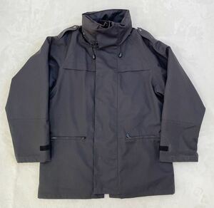 美品　A.P.C.　アーペーセー　フランス製　ミリタリーテイスト　フードジャケット　ブラック　サイズ1　メンズ　Mサイズ相当　ライナー付き