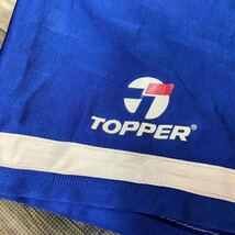 良品　TOPPER　トッパー　光沢　サッカーパンツ　サカパン　メンズ　LLサイズ　ブルー　レトロ　ヴィンテージ　日本製_画像4