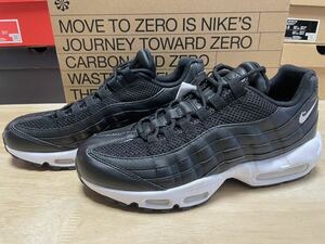 NIKE ナイキ エア マックス 95 WMNS 26.5㎝ AIR MAX 95 新品 ブラック/ブラック/ホワイト SNK874