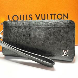 1円【ほぼ新品・ICチップ搭載】LOUIS VUITTON ルイヴィトン タイガ ジッピー ドラゴンヌ M69409 長財布 セカンドバック 定価約18万円 F430