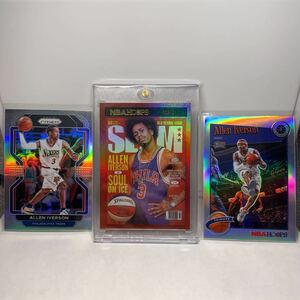 【 3枚セット 】 Allen Iverson Holo Slam Panini Holo Silver Prizm