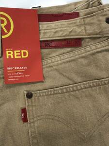 ■新品★W32 L32★ Levi's RED 550 RELAXED ★リーバイス レッド 550■