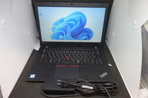 （616）Lenovo ThinkPad L480 20LT-S3C73L Core i5 8350U 1.70GHz/16GB/SSD256GB　14インチ　ソフト400本バンドル