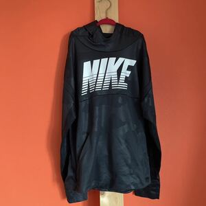 NIKE ナイキ キッズ 子供 男の子 ボーイズ DRI-FIT パーカー L 150 160 黒