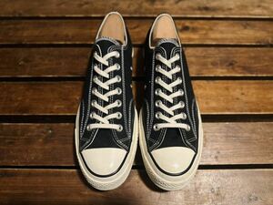 コンバース chuck Taylor チャックテイラー ct70 オールスター CONVERSE 三ツ星 OX ローカット LOW ブラック 28.0 28 2.5