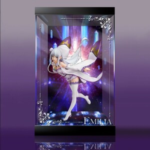 Re:ゼロから始める異世界生活 エミリア 1/7スケール グッドスマイルカンパニー ☆専用☆ フィギュアケース LED アクリル 展示 ショーケース