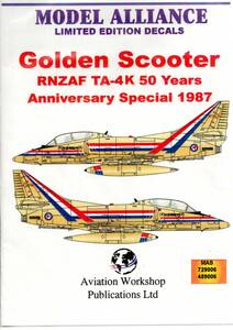 1/48　Model Alliance モデルアライアンス ML489006 Golden Scooter RNZAF TA-4K 50Years Anniversary Special 1987