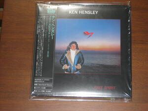 KEN HENSLEY ケン・ヘンズレー/ フリー・スピリット 2023年発売 紙ジャケ CD + 特典シングル 国内帯有