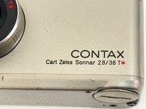 1円スタート CONTAX T2 コンタックス carl zeiss sonnar 2.8/38 T* フィルムカメラ コンパクトカメラ 通電確認〇 コレクション_画像10