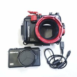 オリンパス スタイラス XZ-1カメラ＆純正PT-050セット(美品)　