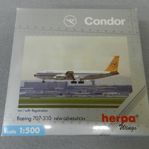 C234★herpa 1/500 Condor　ボーイング 707-330★F