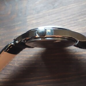 ●希少！●オリス■ORIS 手巻き機械式1980年代ヴィンテージメンズ腕時計アンティーク即納 男性人気ブランド1029gの画像4