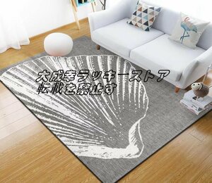 新品☆ラグ カーペット ラグマット 160*230cm ベッドルーム用絨毯 玄関マット/ウィルトン/滑り止め付 z1434