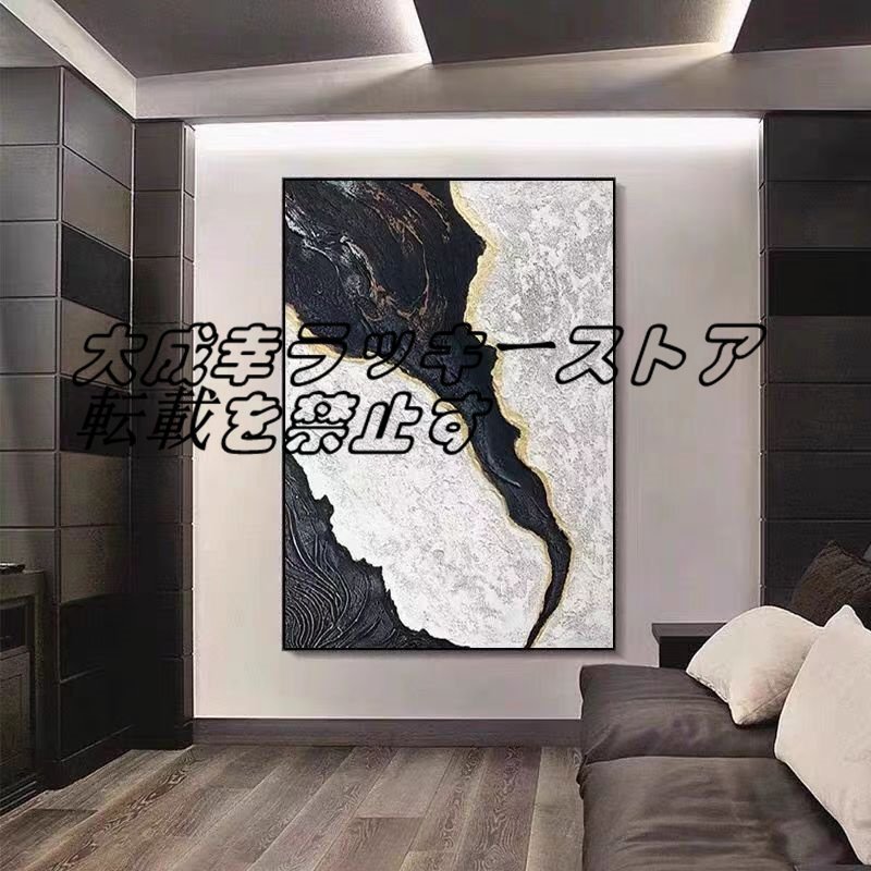 Very beautiful item★ Pure hand-painted painting Oil painting Drawing in the drawing room Entrance decoration Corridor mural z1173, painting, oil painting, abstract painting