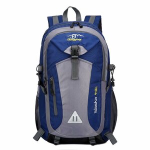 リュック メンズ レディース 防水 スポーツ 軽量 リュックサック 32L アウトドア キャンプ ジム 登山 散歩 ネイビー 新品