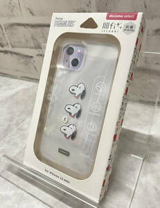 ★新品・未開封 docomo select iPhone 13mini スヌーピー【クリア】ケース スマホカバー イーフィット アクセサリー★