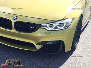 カーボン フロント バンパー カバー 2015+ BMW F80 M3 F82 M4 2PCS
