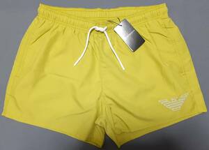 [ new goods ] EMPORIO ARMANI/SWIMWEAR embroidery Eagle entering [ men's * swimming shorts ( swimsuit )]*2022 year spring summer model size :48(M corresponding ) * color : yellow color 