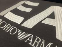 [新品] EMPORIO ARMANI　「EA」の刺繍ロゴ入り【メンズ・ジャージパーカー】◆2022-23年秋冬モデル　サイズ：XL(52相当)　◆色：グレー_画像7