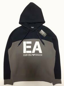 [ new goods ] EMPORIO ARMANI [EA]. embroidery with logo [ men's * jersey Parker ]*2022-23 year autumn winter model size :XL(52 corresponding ) * color : gray 