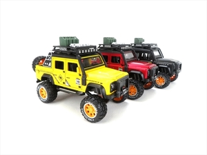 ＜送料無料＞　Land Rover defenderタイプ　ピックアップトラック1:28ダイキャストモデル