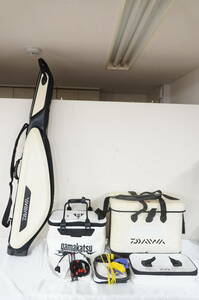 ⑬ Daiwa ダイワ ロッドケース PROVISOR プロバイザー gamakatsu がまかつ バッカン 等 釣り具 まとめてセット 2個口発送 7010031841