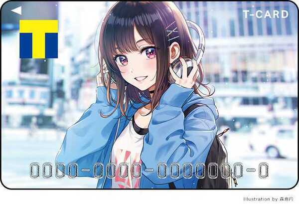 匿名配送 送料無料 即決 Tカード/Tポイントカード (森倉円デザイン) 新品 台紙付き 未登録