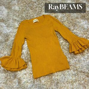 【RayBEAMS】レイビームス（F）ニットセーター 薄地 トップス beams zara 好きの方