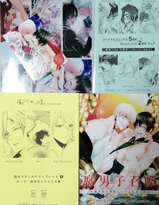 マージナルコミックス4周年＆hコミックス 1周年　フェア　小冊子　腐男子召喚　藤咲もえ　カード　アニメイトブックフェア2022 ファイル