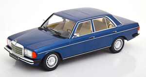 KK scale 1/18 Mercedes Benz 280E W123 1977　ブルーメタリック　ダイキャスト製　メルセデス　ベンツ