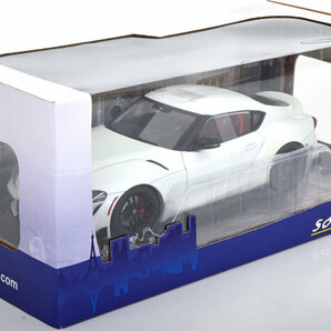 solido 1/18 Toyota GR Supra 2023 ホワイトメタリック トヨタ スープラの画像5