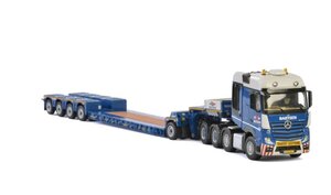 WSI 1/50 Mercedes Benz Actros Big Space Nooteboom 4 axle Euro-PX BAETSEN　建設重機　メルセデス　ベンツ